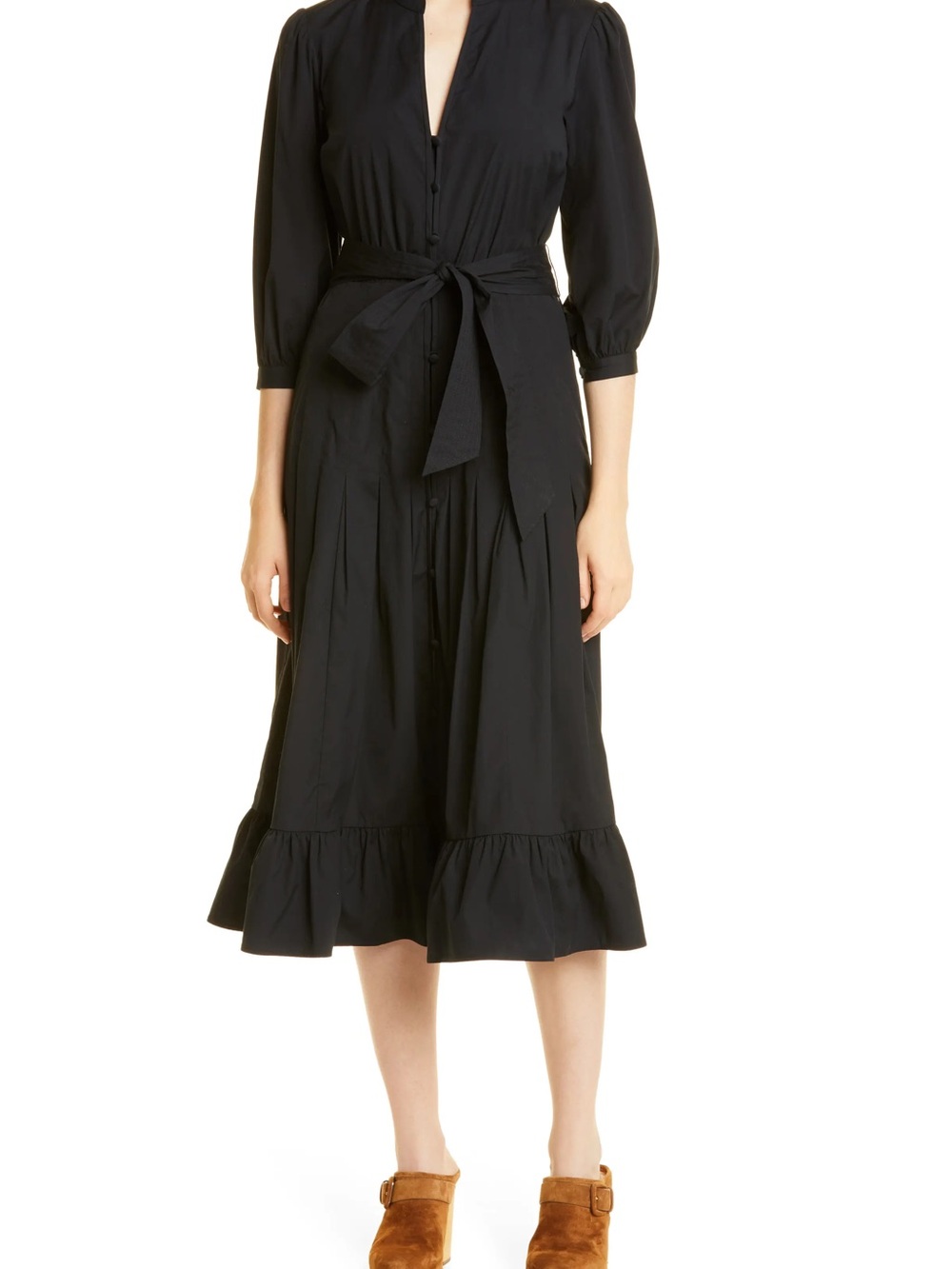 Veronica Beard - Izie Midi Dress in Black